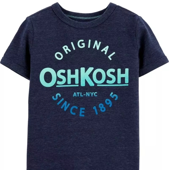 *NEW* Oshkosh Blue Ombre Logo Tee - Picture 1 of 1